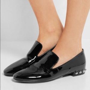 balenciaga patent loafers